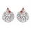 Set 2 Minis Poules Rétros, Carreaux de Ciment, H 7,5 cm