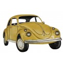 Déco murale : La VW Coccinelle Vintage Jaune, L 78 cm