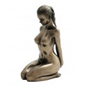 Statuette Femme Nue : Désir retenu, H 14 cm