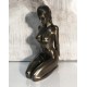 Statuette femme nue : Rêverie, H 12 cm