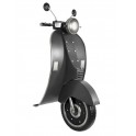 Déco Murale Rétro : Scooter Vespa, Mod Gris, H 90 cm