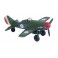 Avion Spitfire Miniature en métal, Modèle Vert Kaki, L 16 cm