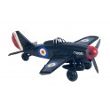 Avion Spitfire Miniature en métal, Modèle Noir, L 16