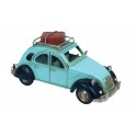 Voiture 2 CV Modèle Rouge & Noir, L 26 cm