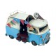 Van Combi Miniature en Fer, Modèle Camion à Glaces et Accessoires, Bleu, L 20 cm