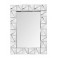 Grand Miroir Contemporain, Encadrement Miroir Destructuré en Relief, H 82 cm