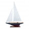 Bateau à voiles : Modèle Blanc, Bleu nuit et Bordeau, H 83 cm
