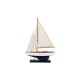 Bateau à Voiles : Modèle Bleu nuit et Blanc. H 37 cm