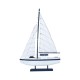 Bateau à Voiles : Modèle Bleu nuit et Blanc. H 53 cm
