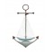 Déco Murale Marine : Ancre et Voilier, H 77 cm
