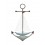 Déco Murale Marine : Ancre et Voilier, H 77 cm