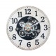 Horloge Industrielle MDF, Modèle Noir, H 34 cm