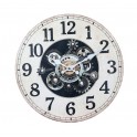 Horloge Industrielle MDF, Modèle Noir, H 34 cm
