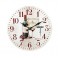 Horloge rétro : Bouteille de Vin Rouge. Diam 34 cm