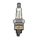 Enseigne murale métal : Portière Voiture "Dad's Garage", H 41 cm