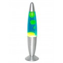 Lampe à Lave, Modèle Ogive Bleu et Verte, H 35 cm