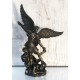 Statuette résine : L'archange Saint Michel, H 35 cm