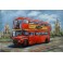 Tableau Métal 3D XL : Bus Rouge à Londres, L 120 cm