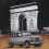 Tableau Métal 3D : La Renault 4L et Arc de Triomphe, L 80 cm