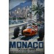 Tableau Métal 3D : 23 ème Grand Prix Monaco 1935, H 120 cm