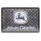 Plaque 3D métal : John Deere Logo & Marche Pied, L 30 x 20 cm