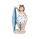 Figurine Thème Bord de Mer : Baigneuse rétro Assise, H 19 cm