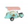 Tirelire Tricycle Miniature : Mod Triporteur & Glaces. L 30 cm