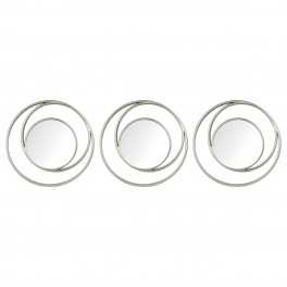 3 Miroirs Ronds : Modèles Cercles. D 25 cm
