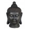 Sculpture Tête Bouddha XXL, Mod Magnésie Ambré, H 71 cm