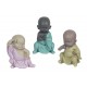 Figurine Petit Moine Kung Fu Parme, Coll. Baby Zen, H 11 cm