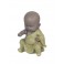 Figurine Petit Moine Kung Fu Vert, Coll. Baby Zen, H 11 cm