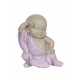 Figurine Petit Moine méditation, Parme, Collection Baby Zen, H 12,5 cm