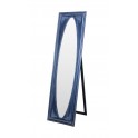 Collection Classique : Miroir Psyché sur Pied, Moulures en Résine, Bleu, H 166 cm
