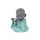 Figurine Résine : Set 2 Minis Bouddha assortis Musique, Baby Zen, H 7 cm