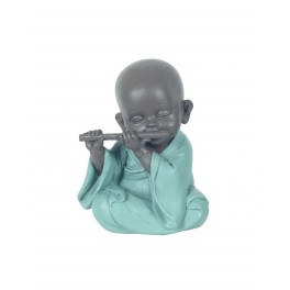 Set de 3 Mini-Moines de la Sagesse Assis 2, Collection Baby Zen, H 7,5 cm