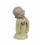 Figurines Moines Méditation en résine : Modèle Jaune, H 17 cm