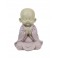 Figurine Moine Méditation Assis, Baby Zen : Modèle Rose. H 14 cm