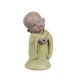 Set de 3 Mini-Moines de la Sagesse Assis 2, Collection Baby Zen, H 7,5 cm