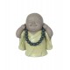 Grandes Figurines en Résine : 3 Moines de la Sagesse et Chapelet Baby Zen, H 18 cm