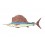 Déco Murale Poisson : Espadon, Métal & Bois, Bleu et Marron, L 75 cm