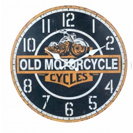 Horloge MDF Moto : Mod Motorcycles, Rouge, Diam 34 cm
