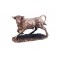 Statuette Taureau Design XL, Finition Rouge Brillant, L 51 cm