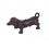 Figurine Intérieur/Extérieur : Chien Teckel en Fonte, H 15 cm