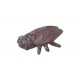 Petite Patère Lézard en fer forgé, H 17 cm