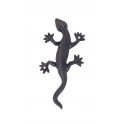 Patère murale Gecko : Lézard en fonte, L 22 cm.