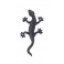 Déco murale Gecko : Lézard en fonte, L 22 cm.