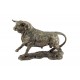 Statuette Taureau Design XL, Finition Rouge Brillant, L 51 cm