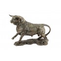 Statuette Taureau Design XL, Finition Rouge Brillant, L 51 cm