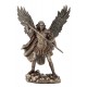 Statuette résine : L'archange Saint Michel et Le Glaive H 29 cm