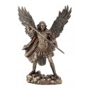 Statuette résine : L'archange Saint Michel et Le Glaive H 29 cm